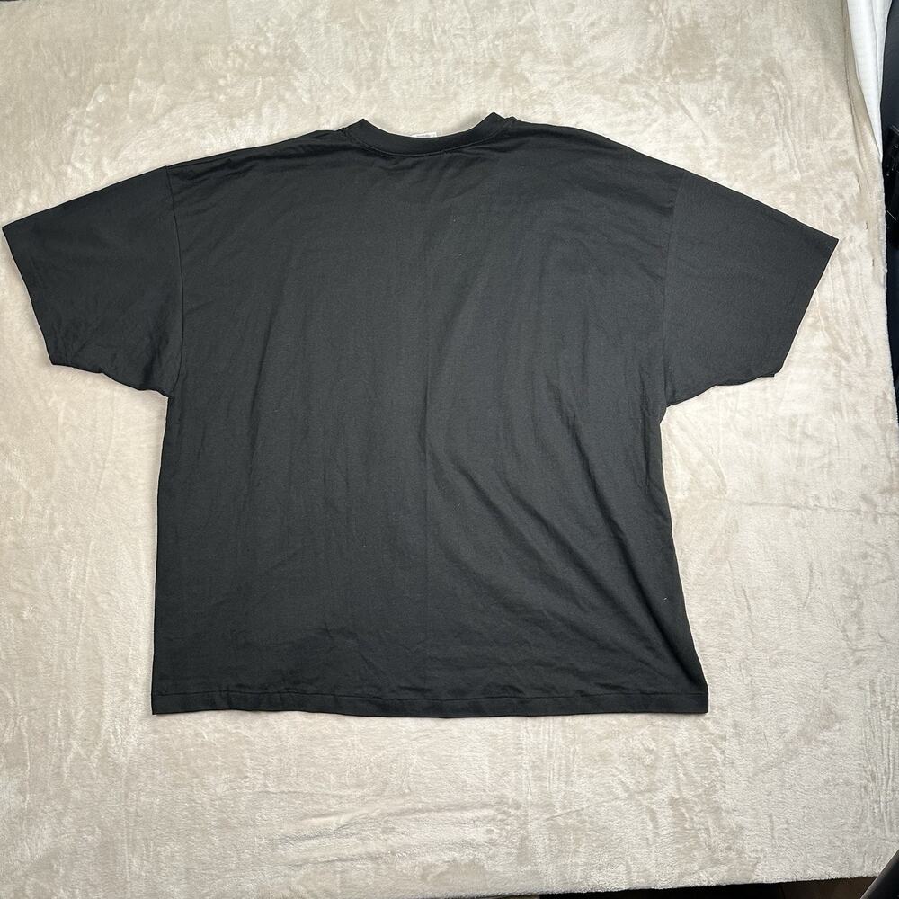 VTG Black Magical Mystical Moon Stars T Shirt Mens Size 3XL 90s Single Stitch - Picture 8 of 8